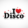 Vector: I Love Disco icon I Love Disco icon