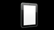 Tablet - Blanc Screen and Black BG