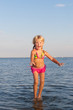 jumping in the water child