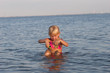playing in the water child
