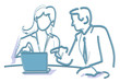Business scenery - instruction