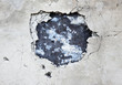hole in the concrete