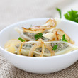 Maultaschen mit Zwiebeln