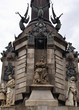Foto: Detail of Monument of Columbus in Barcelona, Spain Detail of Monument of Columbus in Barcelona, Spain
