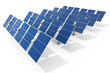 Illustration: Solar power plant Solar power plant