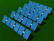 Illustration: Solar power plant Solar power plant