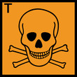 Gefahrstoffzeichen Giftige Stoffe Etiketten Symbol
