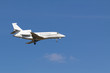 Landing private jet