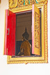 Ancient Golden carving wooden door of Thai temple in Bangkok, Th Ancient Golden carving wooden door of Thai temple in Bangkok, Th