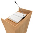 Podium for sermons on a white background