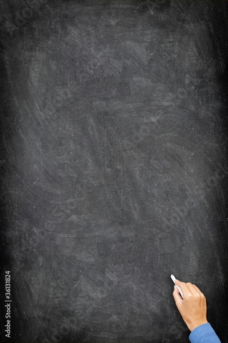 Photo: Blackboard / chalkboard - vertical hand writing Blackboard / chalkboard - vertical hand writing