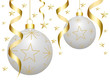 Décor de Noël sur fond blanc Décor de Noël sur fond blanc
