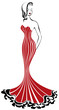Woman in Red