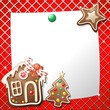 Biscotto Natale Auguri-Gingerbread Cookie greeting card