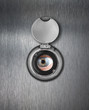 Peep hole closeup