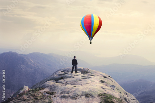 Photo: Hot-air balloon Hot-air balloon