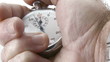 Stopwatch in hand run time