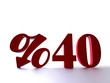 40 percent