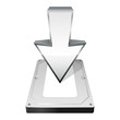 Vektor: Download icon. Vector illustration. Download icon. Vector illustration.