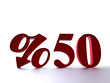 50 percent
