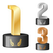 Vektor: Trophy numbers. Vector illustration. Trophy numbers. Vector illustration.