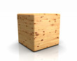 3D Holzwürfel abgerundet - Zirbe