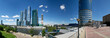 Moscow-city business center panorama, Russia Moscow-city business center panorama, Russia