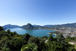 Foto: Lake Lugano, panoramic view from the top, switzerland Lake Lugano, panoramic view from the top, switzerland