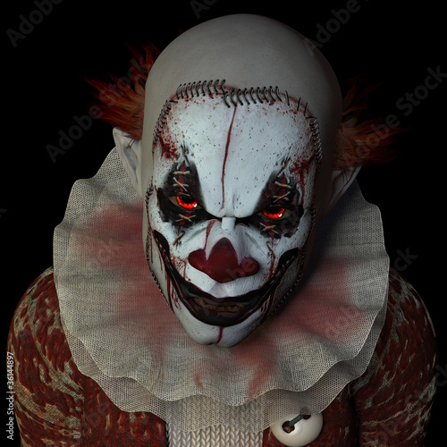 Illustration: Scary Clown 1 Scary Clown 1