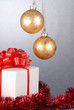 box with red bow