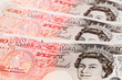 50 pound sterling bank notes closeup view business background 50 pound sterling bank notes closeup view business background