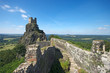 Ruins of Trosky castle in Bohemian Paradise