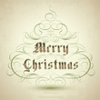 Stylized Christmas tree with flourish ornaments. Stylized Christmas tree with flourish ornaments.