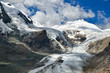 Pasterze glacier and Grossglockner, Austria highest mountain
