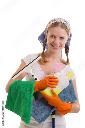 Photo: Young housewife Young housewife