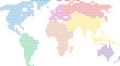 abstract colorful world map abstract colorful world map