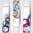 Colorful Vertical Abstract Banners
