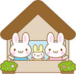 うさぎ　マイホーム