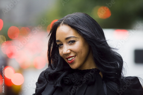 Photo: Beautiful Black Woman Smiling Beautiful Black Woman Smiling