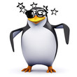 3d Dizzy penguin
