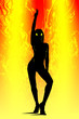 danse et feu