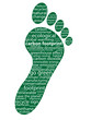 "CARBON FOOTPRINT" Tag Cloud (go green ecology neutral dioxide)