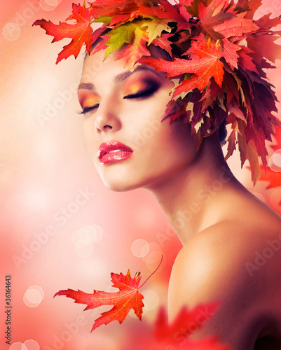 Foto: Autumn Beauty Fashion Portrait Autumn Beauty Fashion Portrait