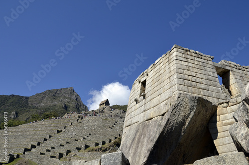 Photo: Ancient Inca Sun Temple on Machu Picchu Ancient Inca Sun Temple on Machu Picchu