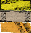 Tire track banners