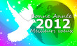 Happy New Year 2012 - Symbole paix rainbow Happy New Year 2012 - Symbole paix rainbow