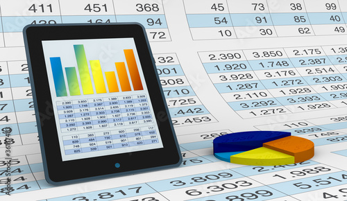 Illustration: modern financial analysis modern financial analysis