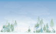 Vector of winter landscape