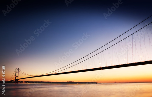 Photo: bridge at sunset bridge at sunset