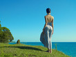 Beautiful woman on beach
